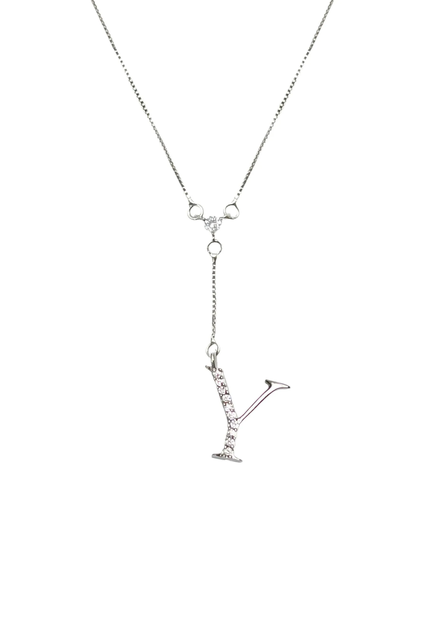 Silver-plated Alphabet Necklaces