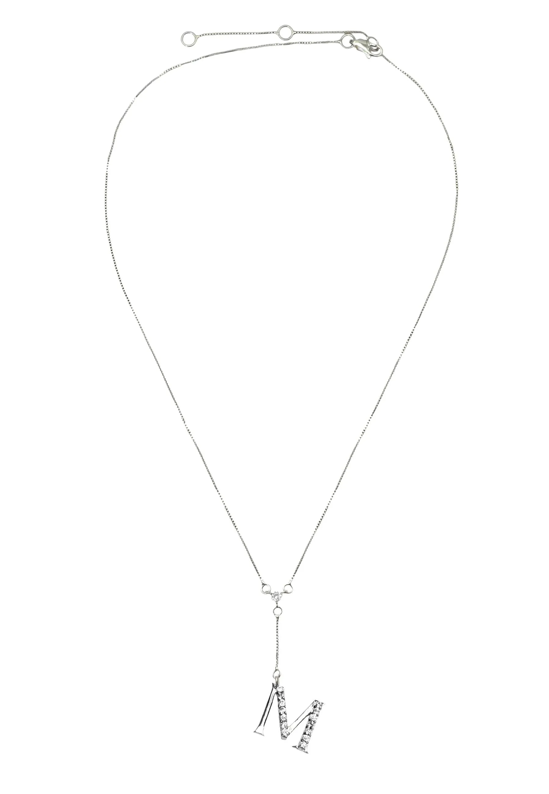 Silver-plated Alphabet Necklaces