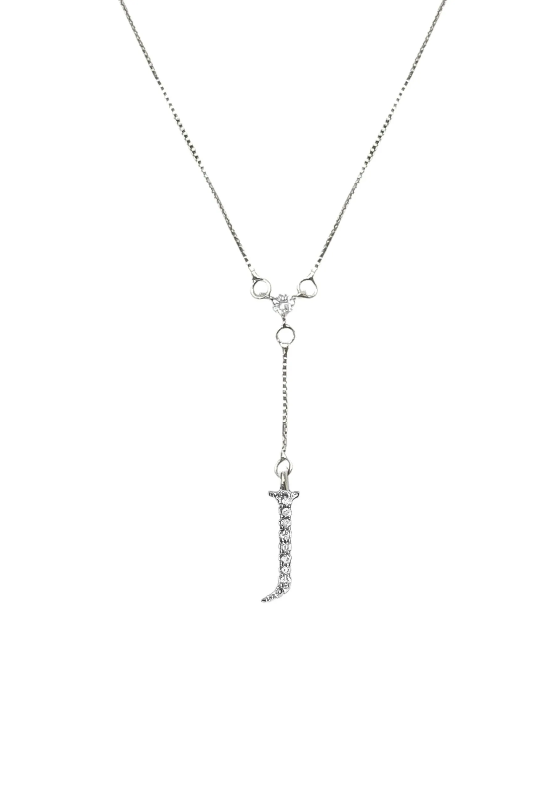 Silver-plated Alphabet Necklaces