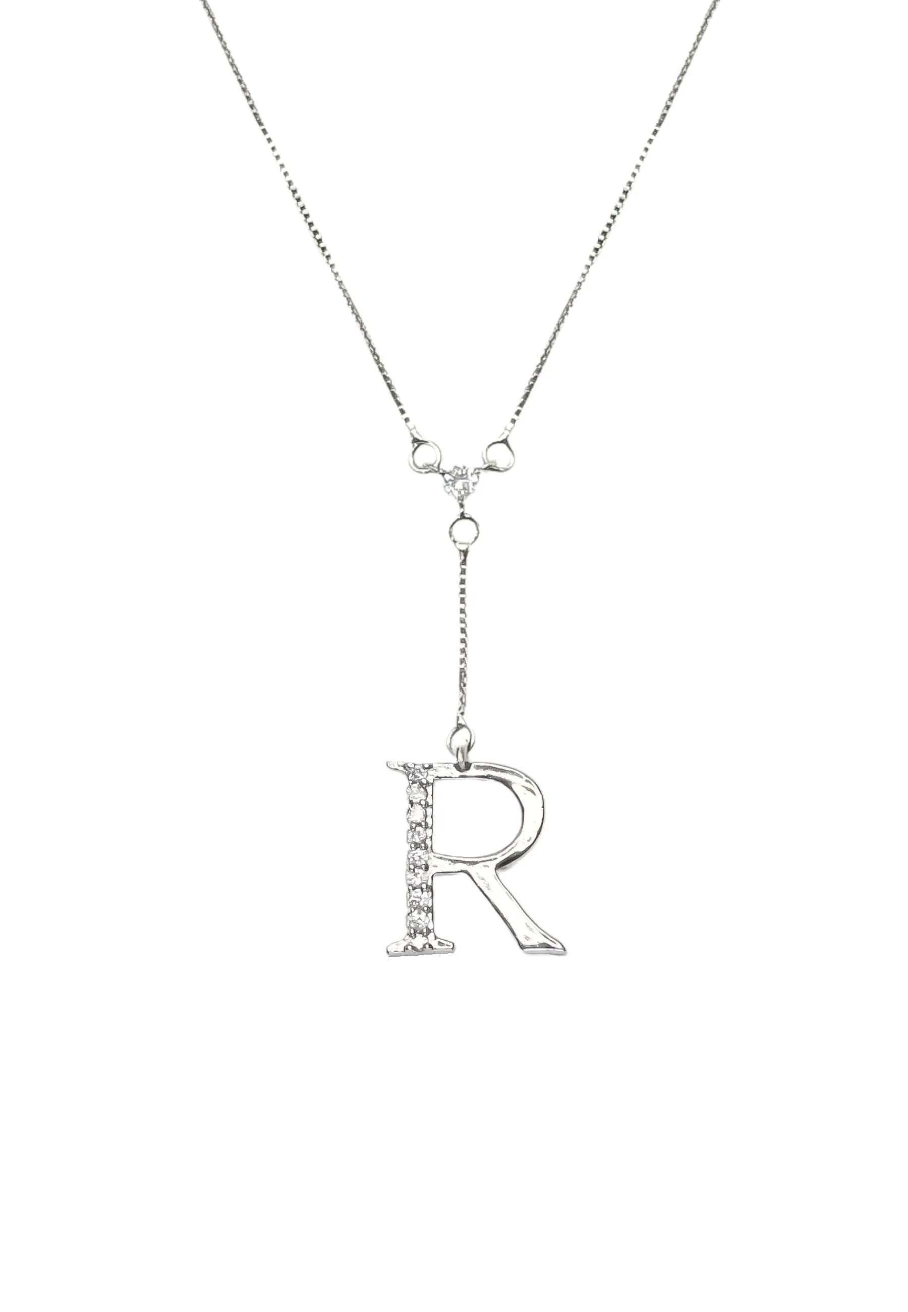 Silver-plated Alphabet Necklaces
