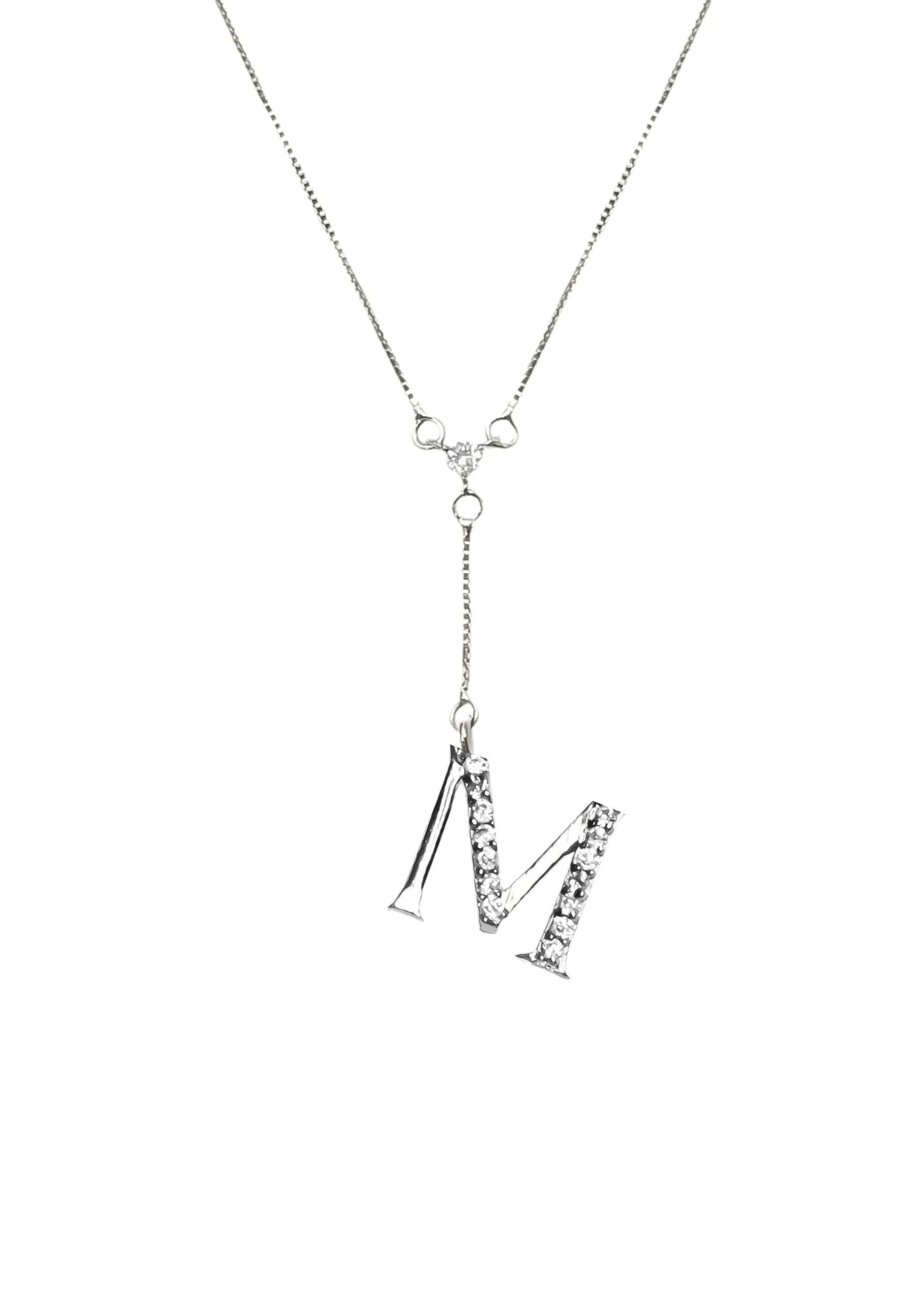 Silver-plated Alphabet Necklaces