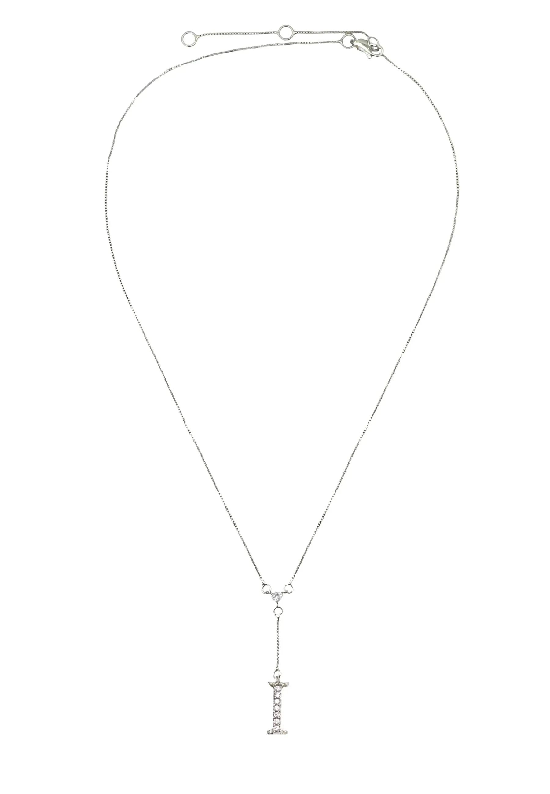 Silver-plated Alphabet Necklaces