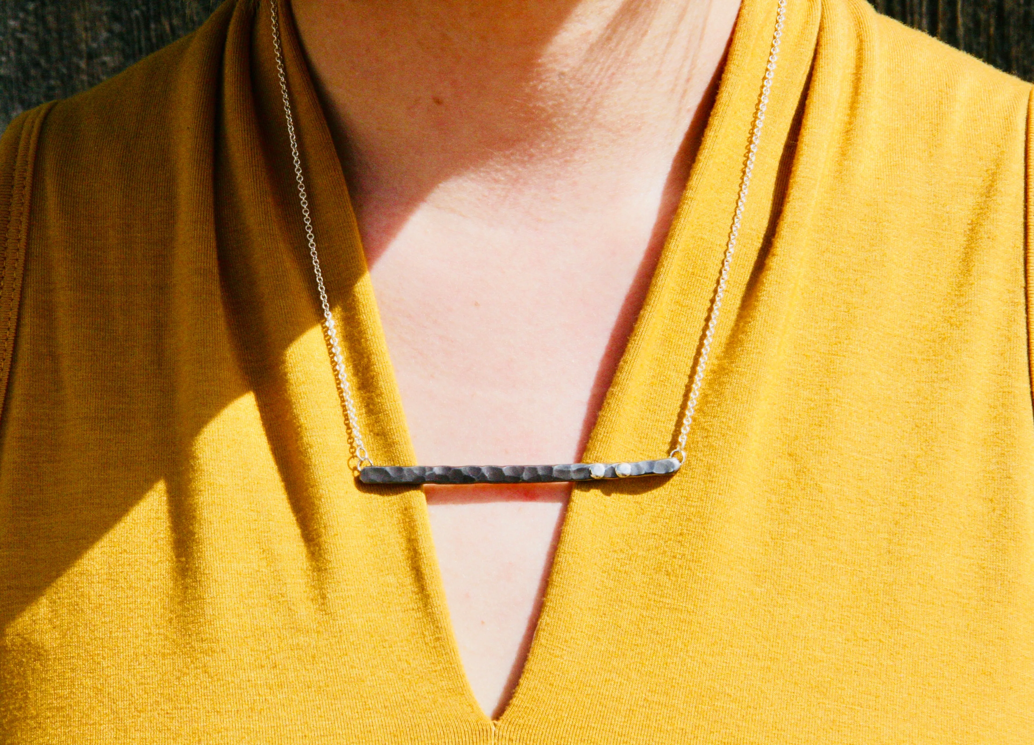 Steel Bar Necklaces