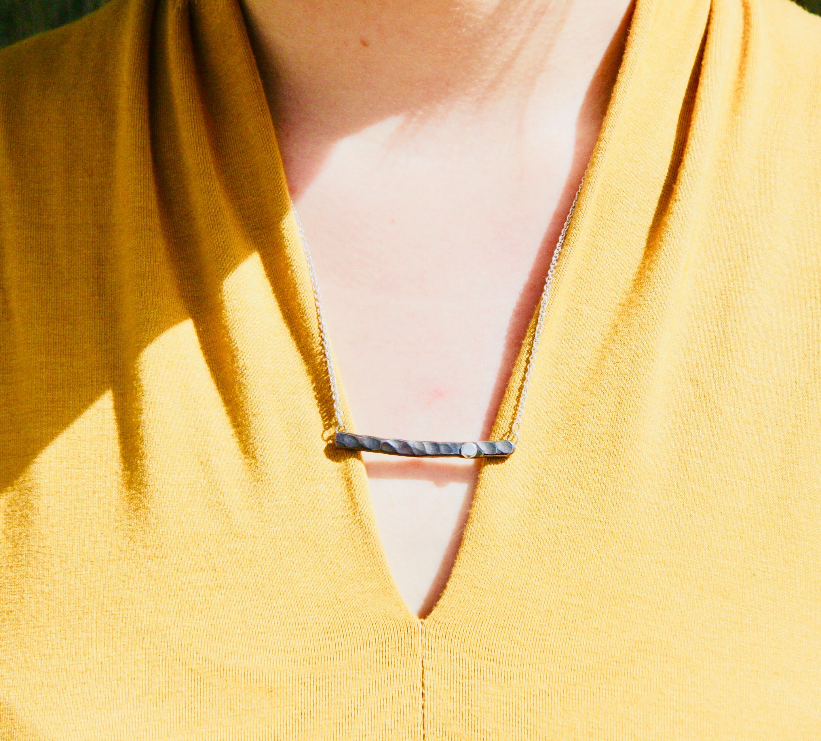 Steel Bar Necklaces